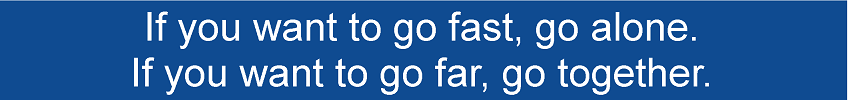 If you want to go fast